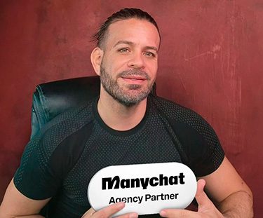 Germán Pagán Maldonado con insignia de ManyChat Agency Partner desde Puerto Rico